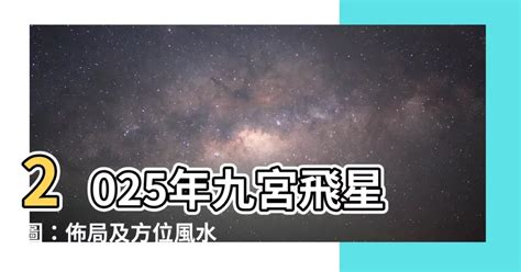 九星飛宮|2025年九宮飛星圖及風水方位吉兇與化解